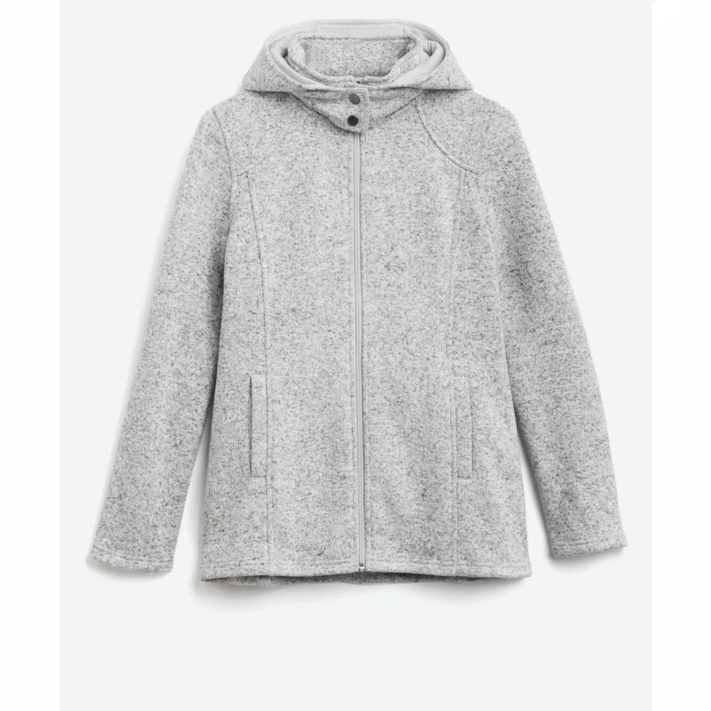 Cozy Gray Zip-Up Jacket